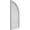 Ekena Millwork Quarter Round Top Right Surface Mount PVC Gable Vent w/ 2"W x 1-1/2"P Brickmould Frame, 20"W x 42"H GVPQR20X4202SF - alternate 3